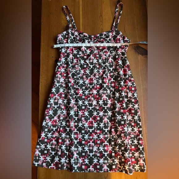 Patagonia Patterned Hemp & Organic Cotton Babydoll Strap Midi Dress Bwn(14) - Picture 13 of 15